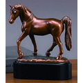 Equestrian Grace Award. 7"h x 6"w. Copper Finish Resin.